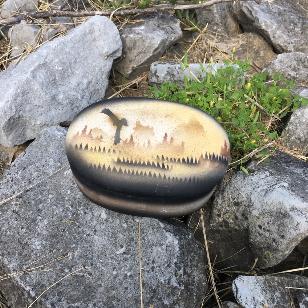 🦅 Eagle Ceramic Trinket Box